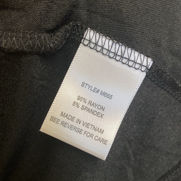 NWT Always Indigo Rayon Black Open Cardigan - Picture 5 of 6